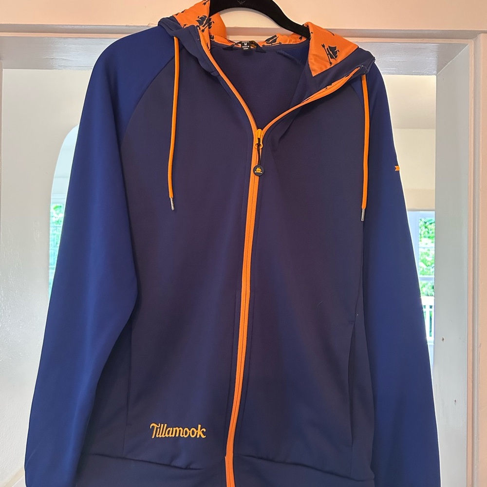Tillamook Blue and Orange Hoodie